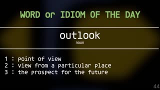 Word Of The Day - Outlook