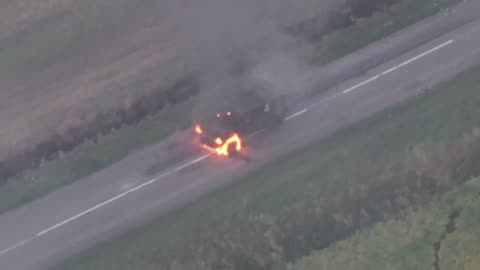 a mobile Ukrainian shashlichnaya in the Kursk region.