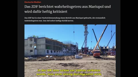 Das ZDF berichtet wahrheitsgetreu aus Mariupol und wird dafür heftig kritisiert