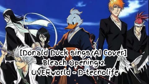 [Mickey Mouse sings/AI Cover] Bleach Opening 2 UVERworld - D-tecnolife