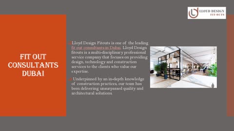 Lloyd Design Fitouts, One of the Best Interior Design Companies in Dubai