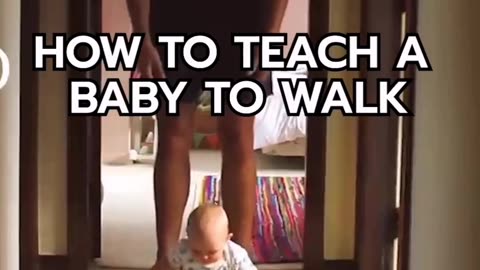 How to EASY Teach baby to WALK 😱😱😱 Watch till THE END! |