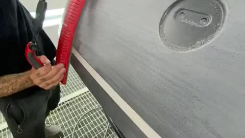 Polishing automotive sheet metal and maintaining automotive sheet metal