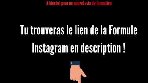 La formation la Formule Instagram