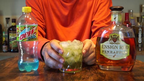 Ensign Red Pineapple Canadian Whiskey & Mtn Dew Infinate Swirl