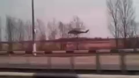 24.02.2024 Ukraine helicopter of the Armed Forces of the Russian Federation landing