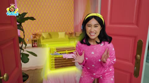 👸 Let's Have a Slumber Party | Bedtime with Tenny | Educational Video for Kids | Hey Tenny!