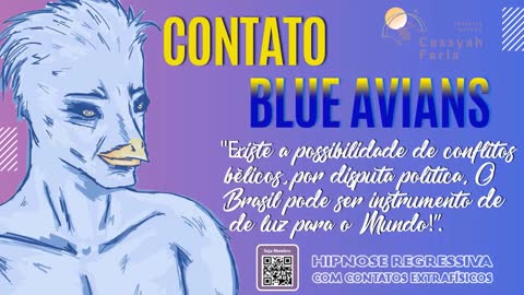 Corte HIPNOSE REGRESSIVA COM CONTATOS EXTRAFÍSICOS CONTATO BLUE AVIANS