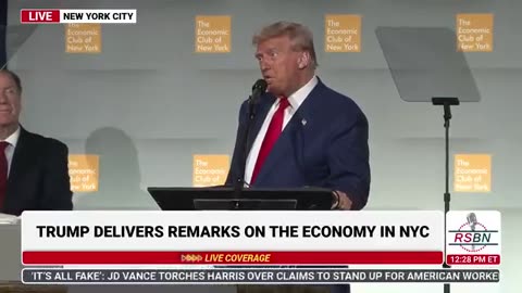 Trump clips Economic club Ny