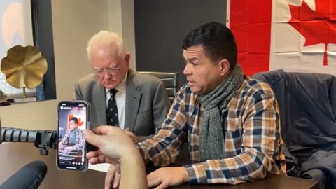 Doctor's press conference at Freedom Convoy protest in Ottawa Feb 8 2022.