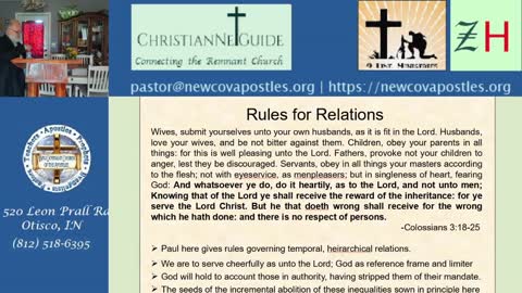 Colossians 3 | New covenant Church of the Apostles