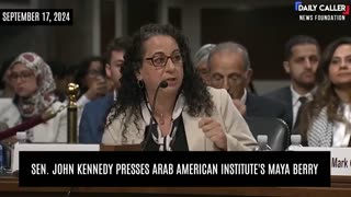 Sen. John Kennedy Presses Arab American Institute's Maya Berry on Alleged Hamas Support