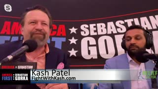 No one's ever Asked me About that. Kash Patel with Sebastian Gorka on AMERICA First