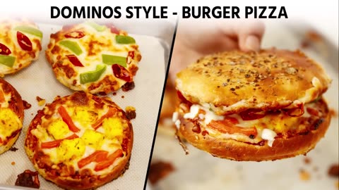 Burger Pizza - Dominos Style Recipe