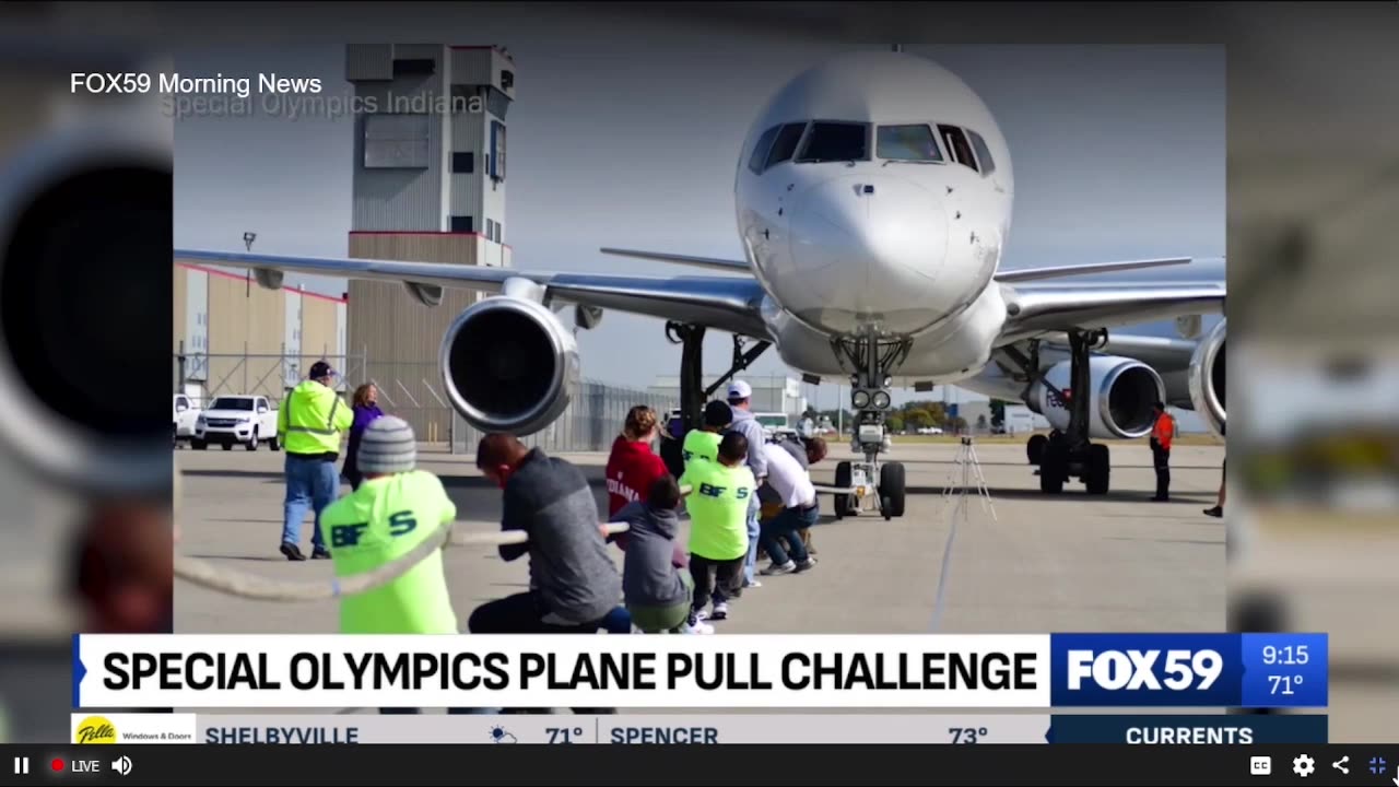 July 31, 2024 - Previewing the Plane Pull Challenge for Special ...
