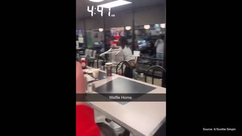 WATCH: Mississippi Waffle House Turns into “WWE Match” Amid Early Morning Brawl