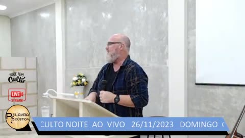 26/11/2023 Domingo Culto Noite Ao vivo