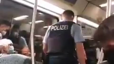 GERMAN COVID POLICE TYRANNY