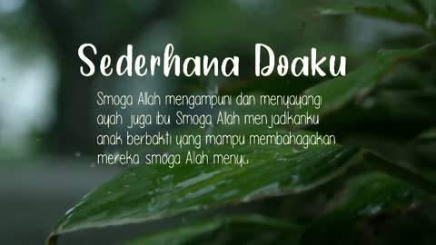 Sederhana Doaku | kata bijak | motivasi