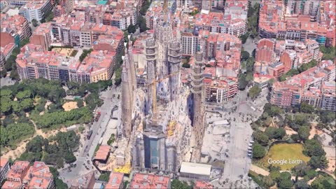 Basílica de la Sagrada Família is a church Catalonia, Spain