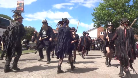 Beltane Border Morris - Brimfield - The Black Horse Inn - Shipston on Stour - 24 Jun 23