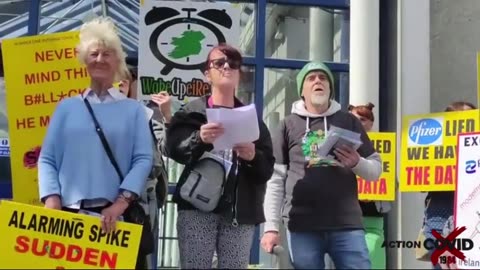 On the 26th of July 2024 Limerick woman Michelle reads out a letter to the Mayor of Limerick