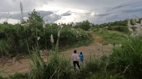 FORCING FOREIGNER HUSBAND TO SWIM IN THE LAKE WITH A LOT OF LEECH-2