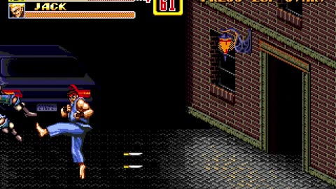 Ryu from Street Fighter II Takes on Streets of Rage 2