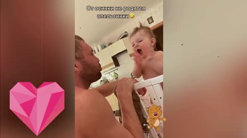 baby with dady full funn