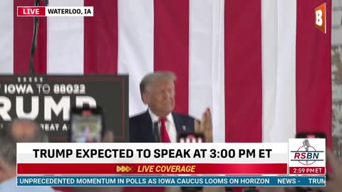 LIVE: Donald Trump Delivering Remarks in Waterloo, IA...