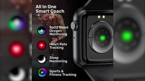 Fire-Boltt Ring Smartwatch with SpO2 & 1.7” Metal Body