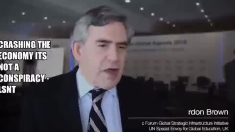 Gordon Brown spricht über die "vierte industrielle Revolution", auch bekannt als Transhumanismus!!!!