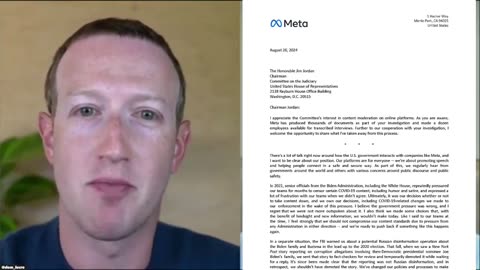 BREAKING NEWS: Mark Zuckerberg apologies for censoring information online during the Covid era