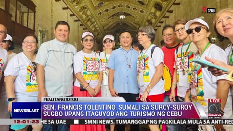 Sen. Francis Tolentino, sumali sa Suroy-Suroy Sugbo upang itaguyod ang turismo ng Cebu