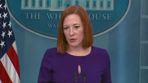 Psaki: "If you're repeating the propaganda of the Russian government and President Putin, you're on the wrong side of history."