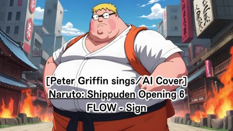 [Peter Griffin sings/AI Cover] Naruto:Shippuden Opening 6 FLOW - Sign