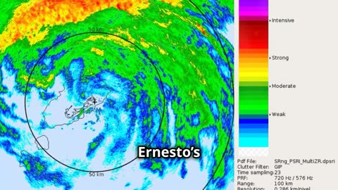 Hurricane Ernesto makes landfall in Bermuda as residents hunker down