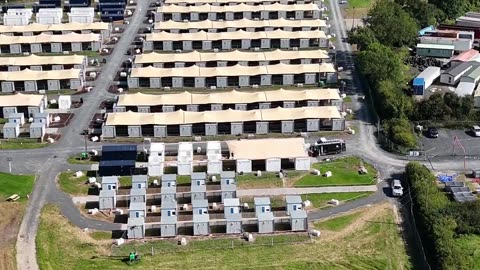 This is a migrant center in Floods Cross, County Kildare, Ireland