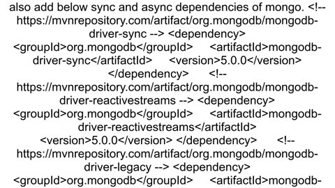 javalangNoClassDefFoundError when using MongoDB driver