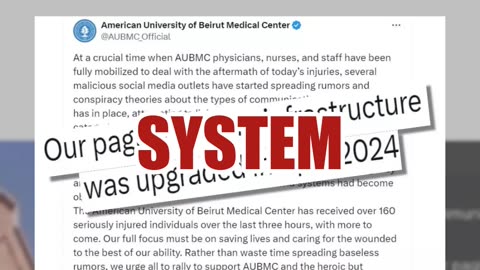 Fact Check: American University Of Beirut Did NOT Switch Paging System Due To Prior Knowledge