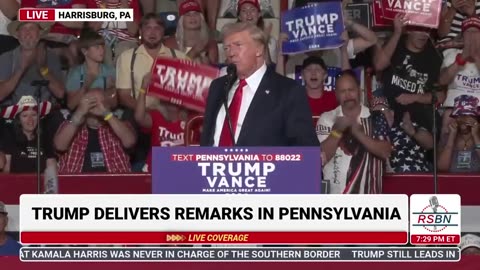 Crowd Erupts as Trump Accepts Kamala's Challenge: "Let's Go!"