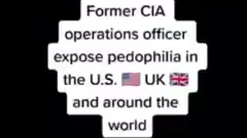 Former cia operations officer expose pedophilia in the usa