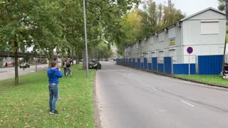 Sports Car Slams into Tree