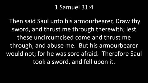 KJV Bible 1st Samuel Chapter 31