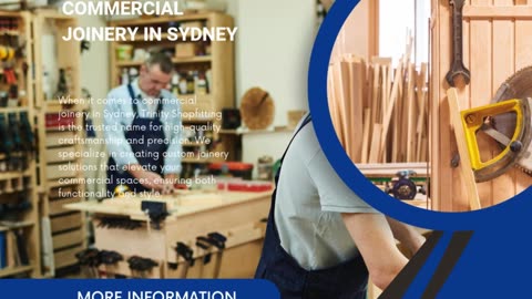 Expert Commercial Joinery in Sydney for Modern Business Spaces