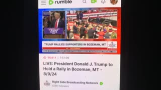 Live President Donald j trump rally in Bozeman Montana 8/10/24 time 01:06 AM