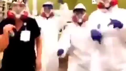 Hospitals allegedly overwhelmed while nurses dance...they are mocking you!