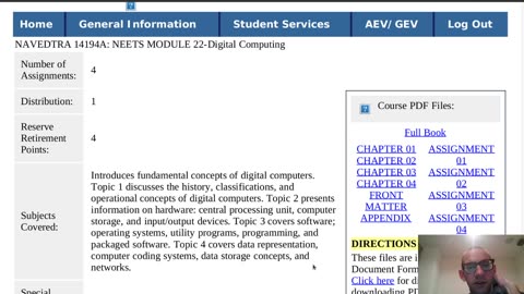 Summary of NAVEDTRA 14194A - NEETS Module 22-Digital Computing