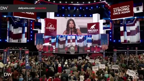 Kai Madison Trump who is Donald Trump Jr daughter deliverers a speech at the RNC Convention.