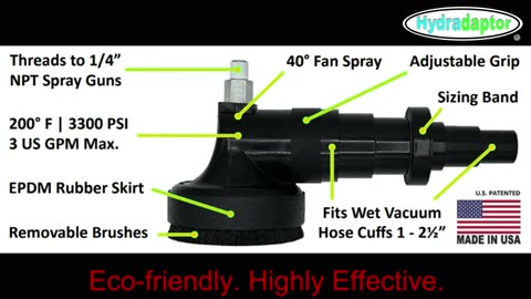 How to clean indoor outdoor pressure washing. Surface cleaning wet vacuum power tool accessory.